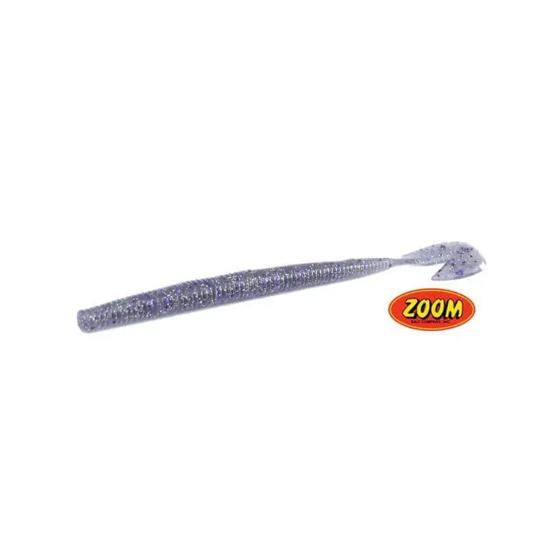 Nouvel Arrivage Leurre souple Zoom Ultra Vibe Speed Worm 146 mm Red Smokin Purple