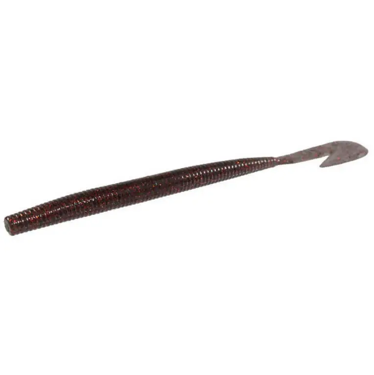 Leurre souple Zoom Ultra Vibe Speed Worm 146 mm Red Smokin Fire Nouvel Arrivage