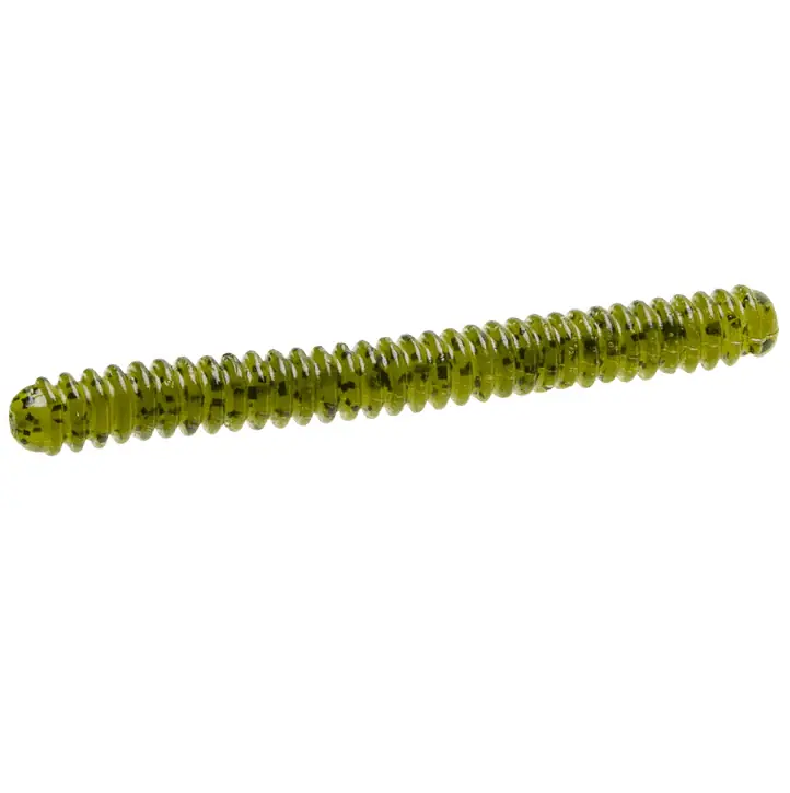 Leurre souple Zoom Double Ringer 100 mm Citrouille verte Meilleur Choix