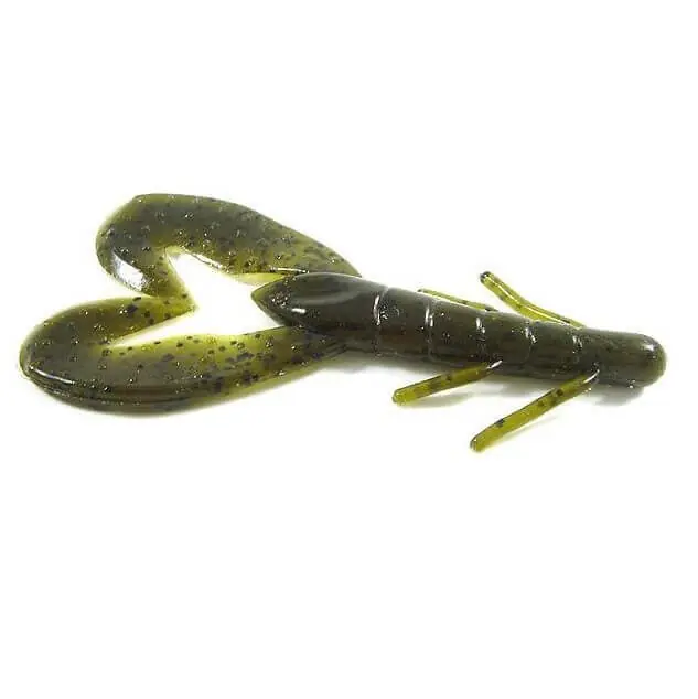 Nouvel Arrivage Leurre souple Zoom Super Speed Craw 95 mm Vert Pumpki