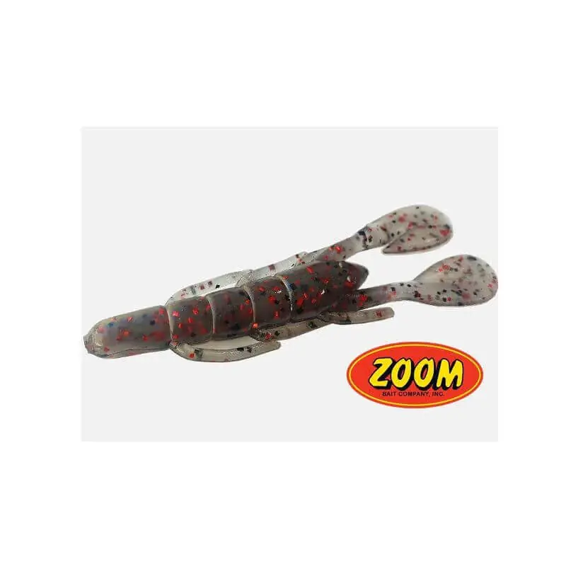 Leurre souple Zoom Ultra Vibe Speed Craw 108 mm Rouge fumée Nouvel Arrivage