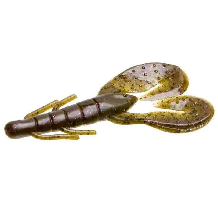 Leurre souple Zoom Super Speed Craw 95 mm Vert Citrouille Pourpre Commander Vite