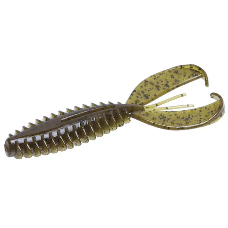 Leurre souple Zoom Z-Craw Jr Worm 90 mm Vert Citrouille Retour Gratuit
