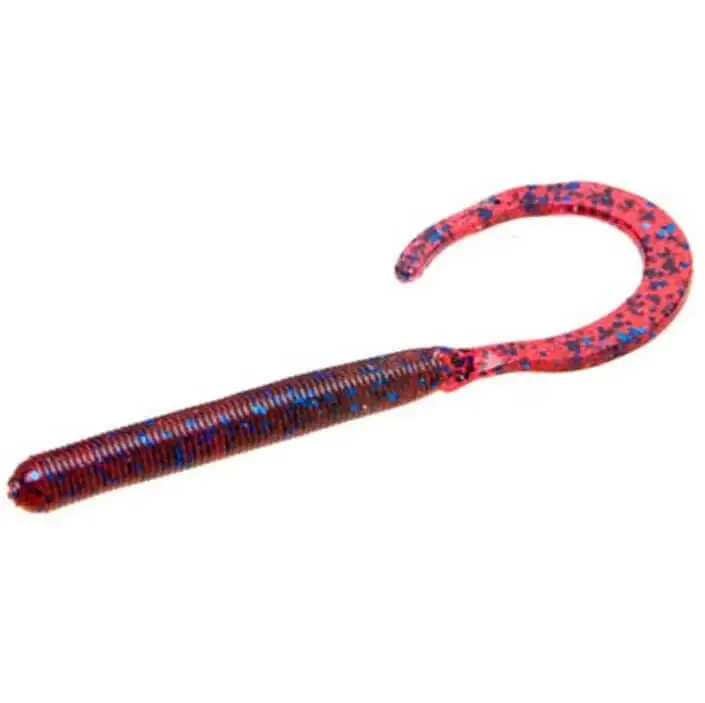 Leurre souple Zoom Curly Tail 100 mm Plum Soldes