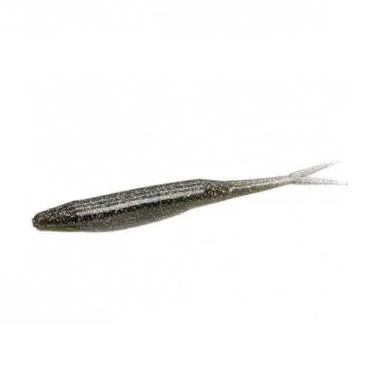 Expédié Aujourd'hui Leurre souple Zoom Super Flukes 130 mm Smokin Silver