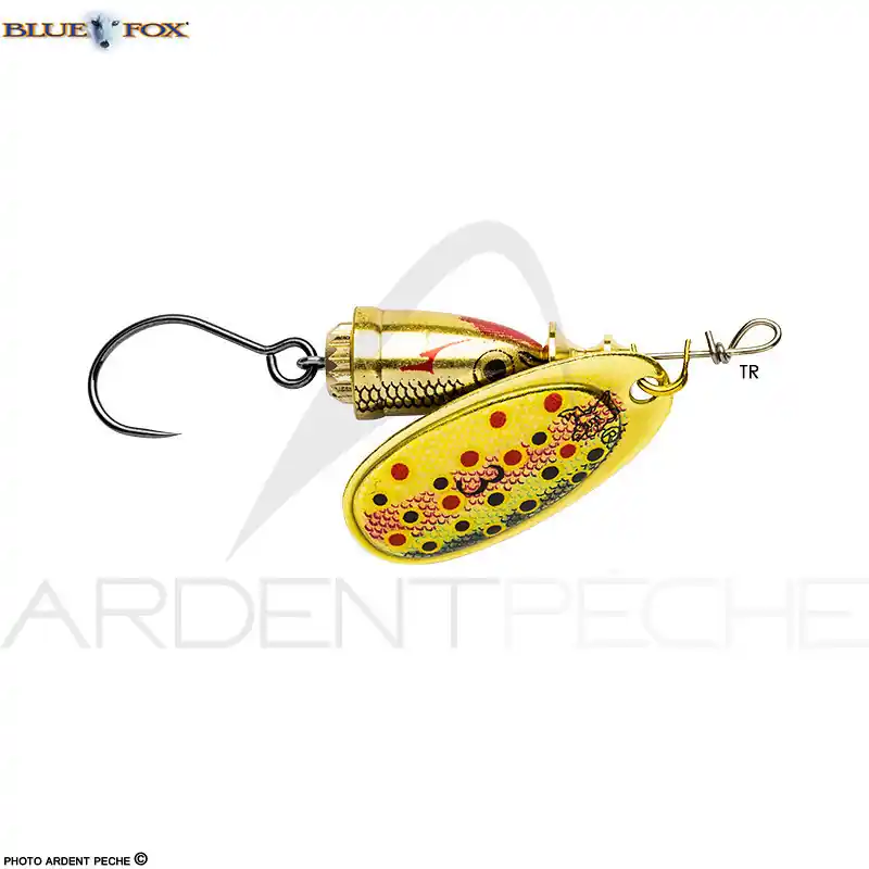 Expédition Rapide Cuiller BLUE FOX Vibrax shad hameçon simple