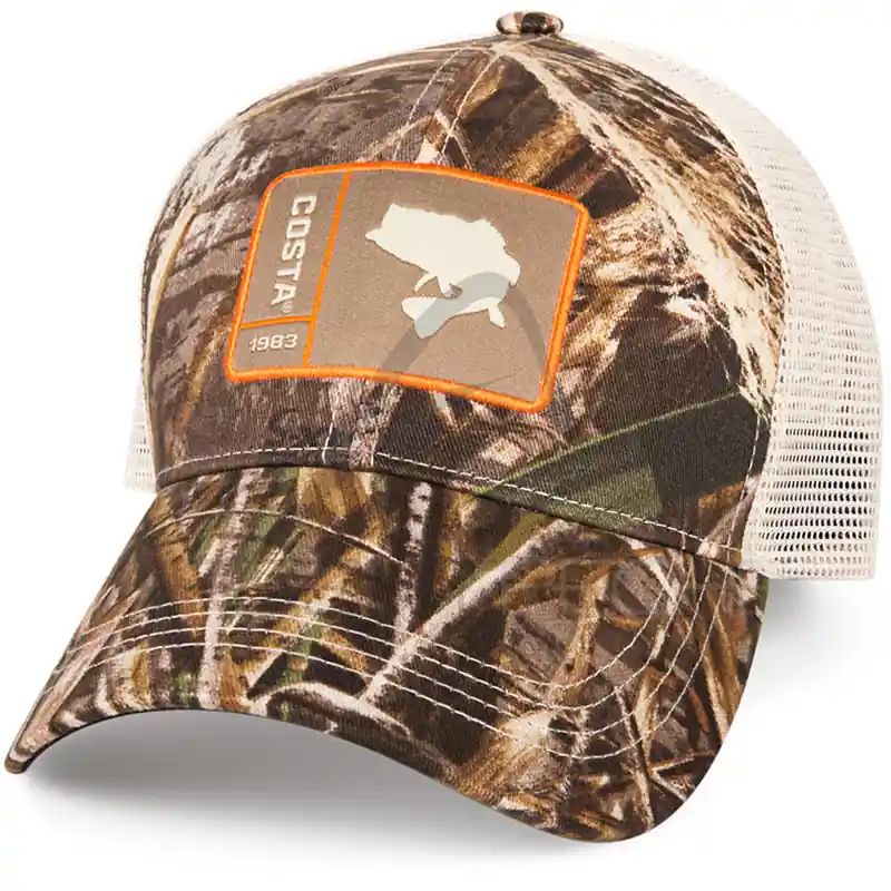 Réduction Casquette COSTA Original patch bass real tree camo