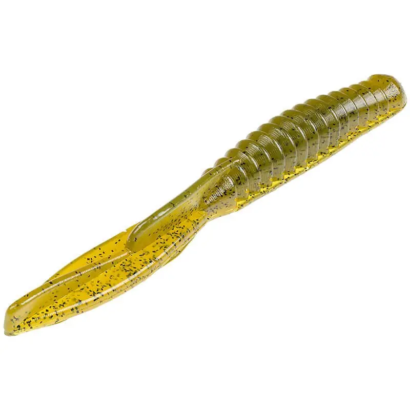 Leurre souple Strike King KVD Dropshot 90 mm Vert Citrouille Livraison Express