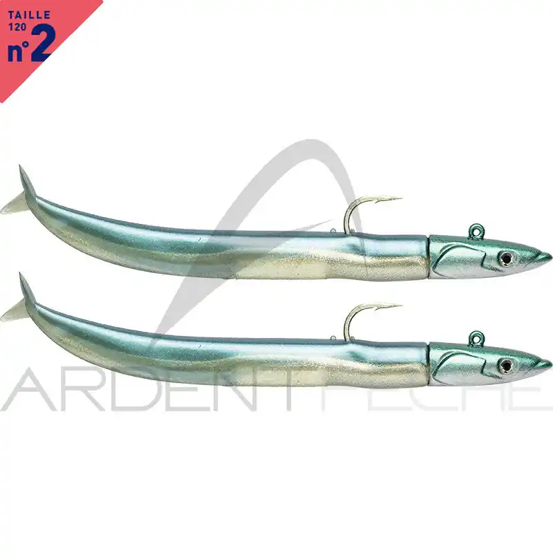 Top Vente Leurre souple FIIISH Crazy sand eel Double combo 120