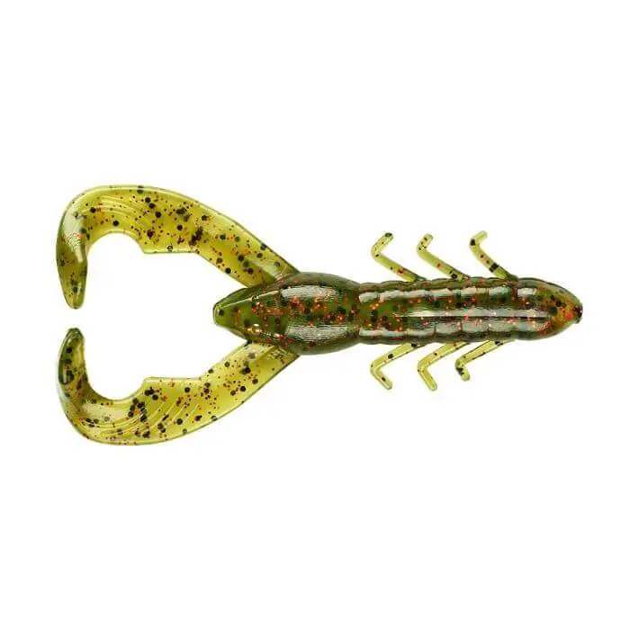 Expédié Aujourd'hui Leurre souple Crabe Yum 90 mm Watermelon Flocon rouge