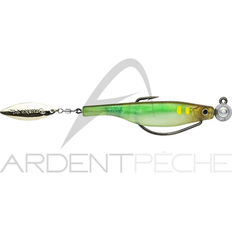 Achetez Aujourd'hui Leurre souple HYPERLASTICS Dartspin pro football jig 4 1/2
