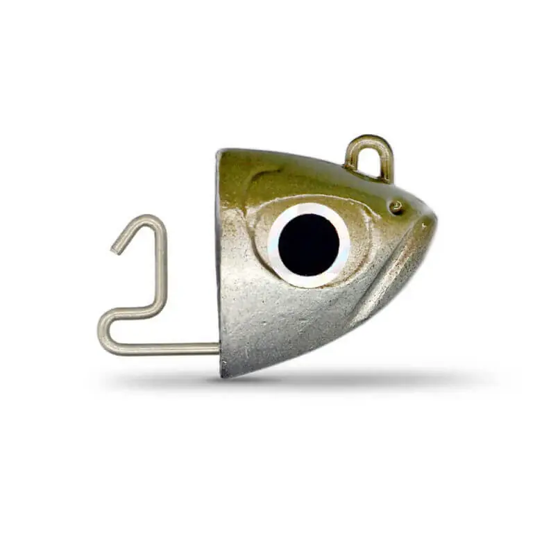 Produit De Marque Tête d‘aplomb Black Minnow Nº3 120 Shore – 12 g Kaki