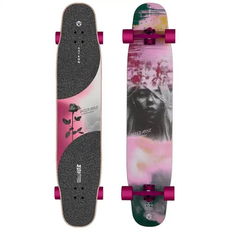 Soldes Surfskate Longboard Aztron Wild Rose 45.5