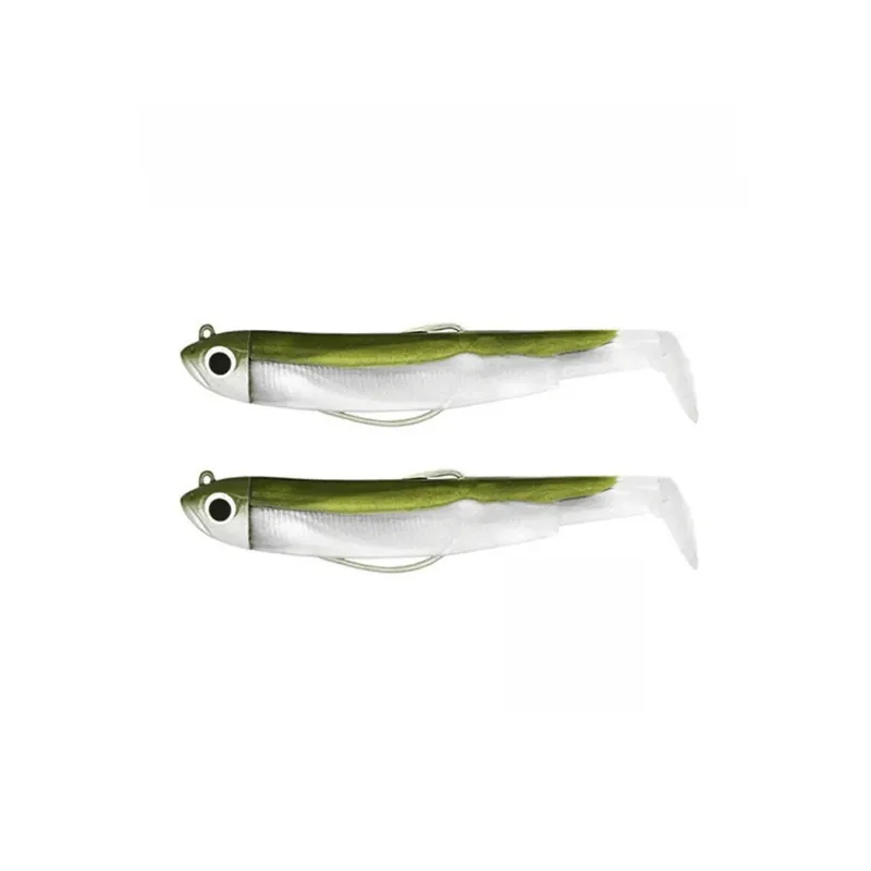 Double Combo Black Minnow Nº3 120 Shore 12 g Khaki Rattle Nouvel Arrivage
