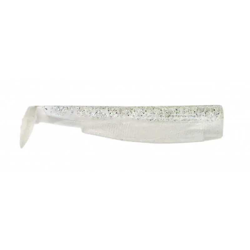 Emballage Leurres souple Black Minnow Nº5 160 paillettes blanches Soldes
