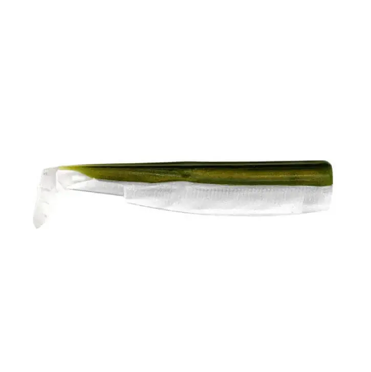 Vente Flash Emballage Leurres souple Black Minnow Nº1 70 Kaki