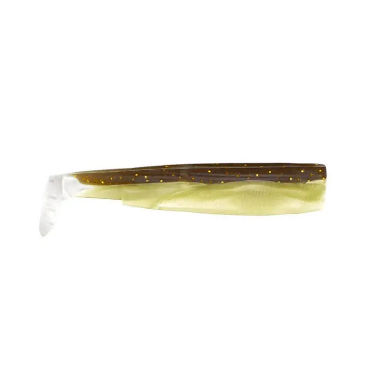 Retour Gratuit Emballage Leurres souple Black Minnow Nº1 70 Brun étincelant