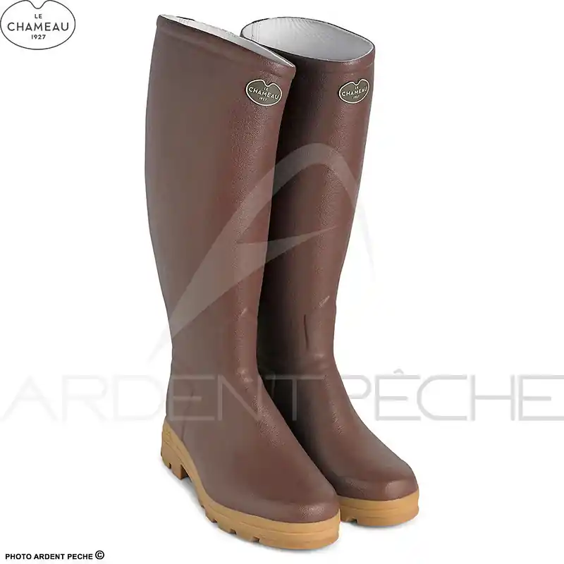 Bottes LE CHAMEAU Saint Hubert marron Paiement Sécurisé