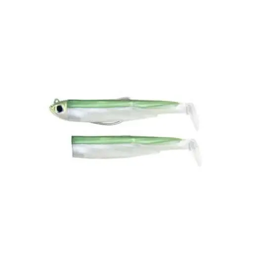 Usine Directe Combo Black Minnow Nº1 70 Off Shore 6 g Paillettes vertes