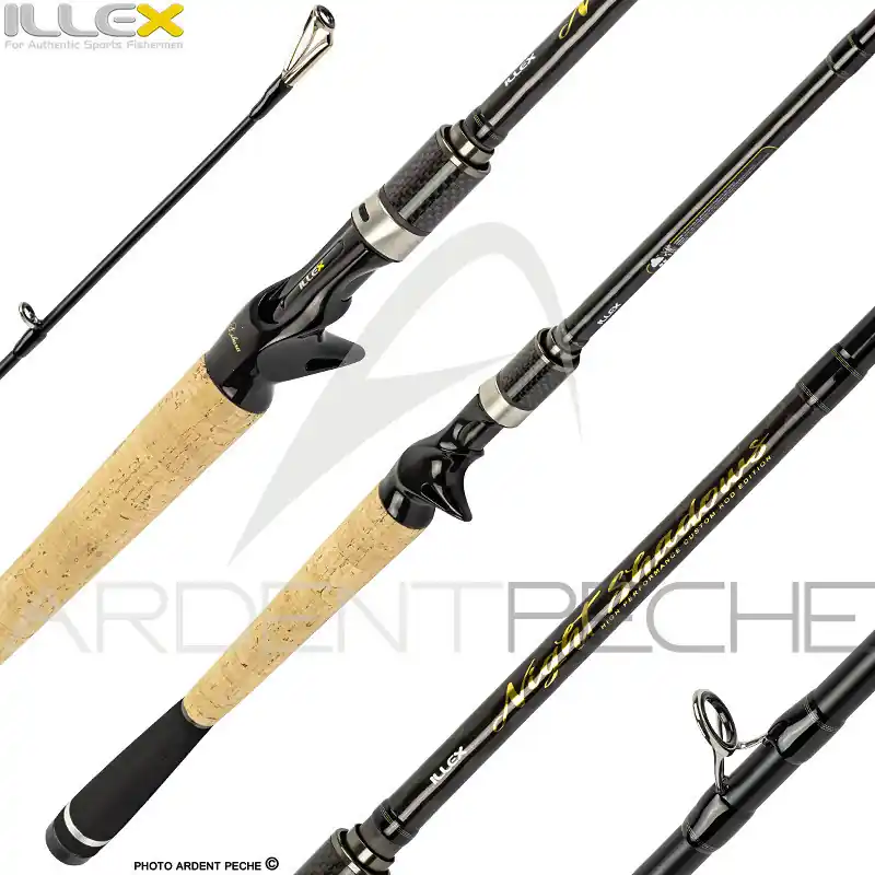 Canne casting ILLEX Night shadows B 240 XH The reservoir dog Paiement Sécurisé