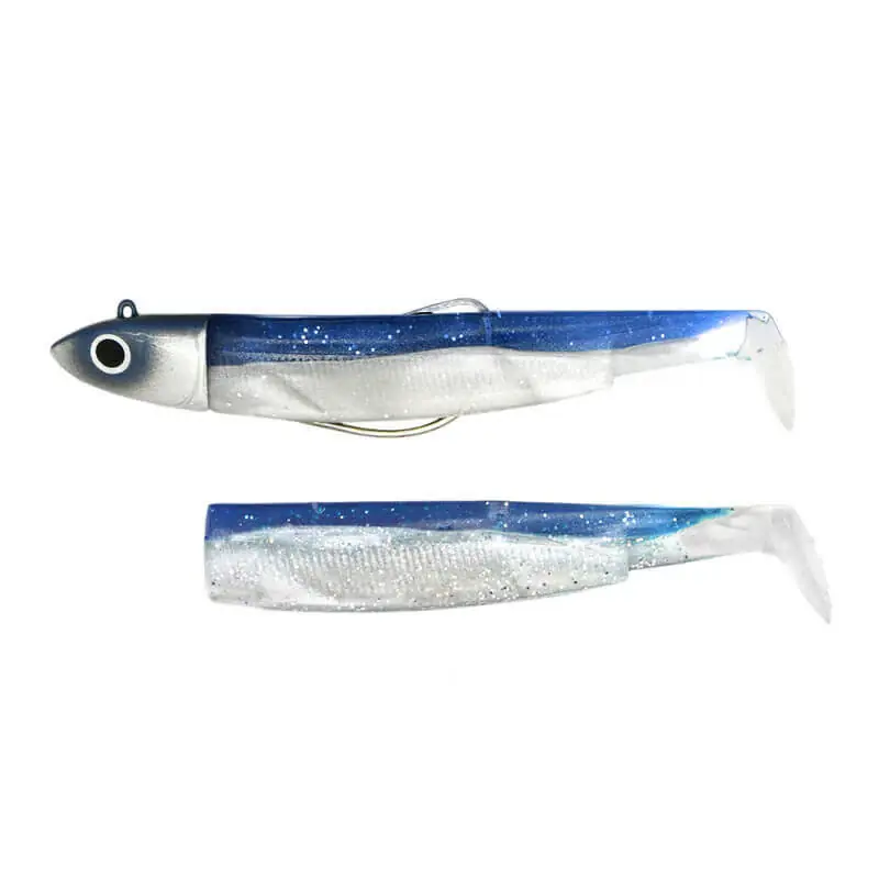 Haute Qualité Combo Black Minnow Nº2 90 Off Shore 10 g Bleu