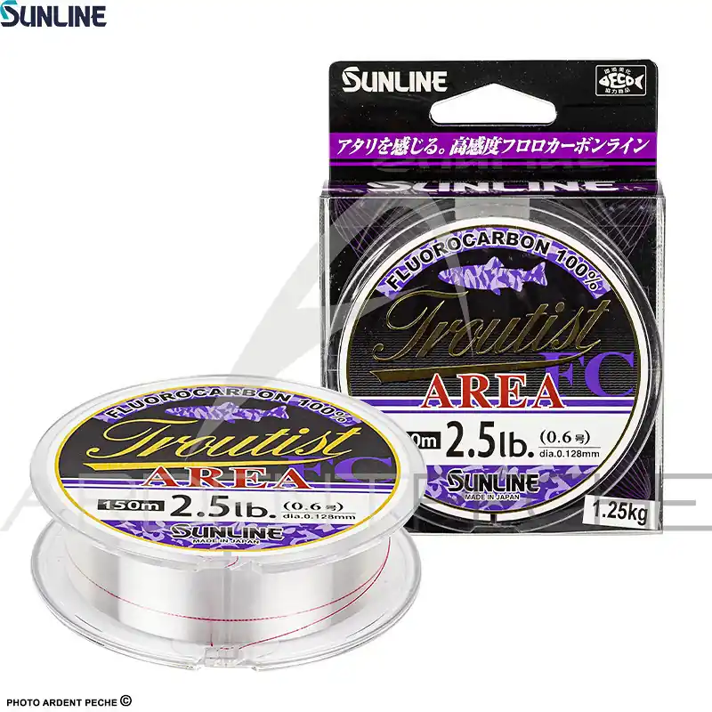 Fils fluorocarbone SUNLINE Troutist area FC 150m Commander Vite