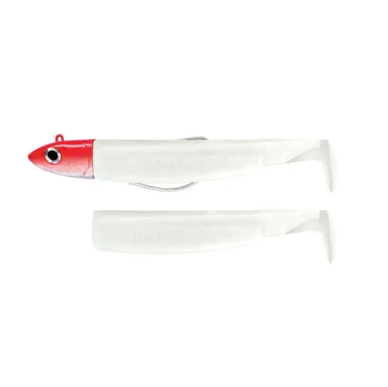 Combo Black Minnow Nº2 90 Off Shore 10 g White Red Head Bon Marché