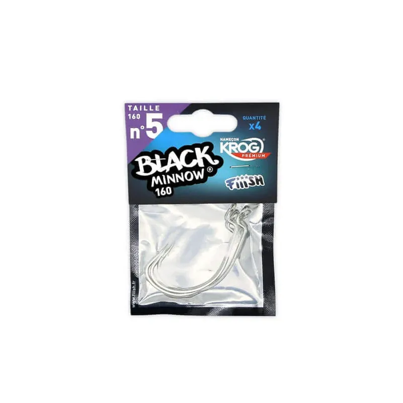 Top Vente Hameçons Black Minnow Nº5 160 Krog Premium 5