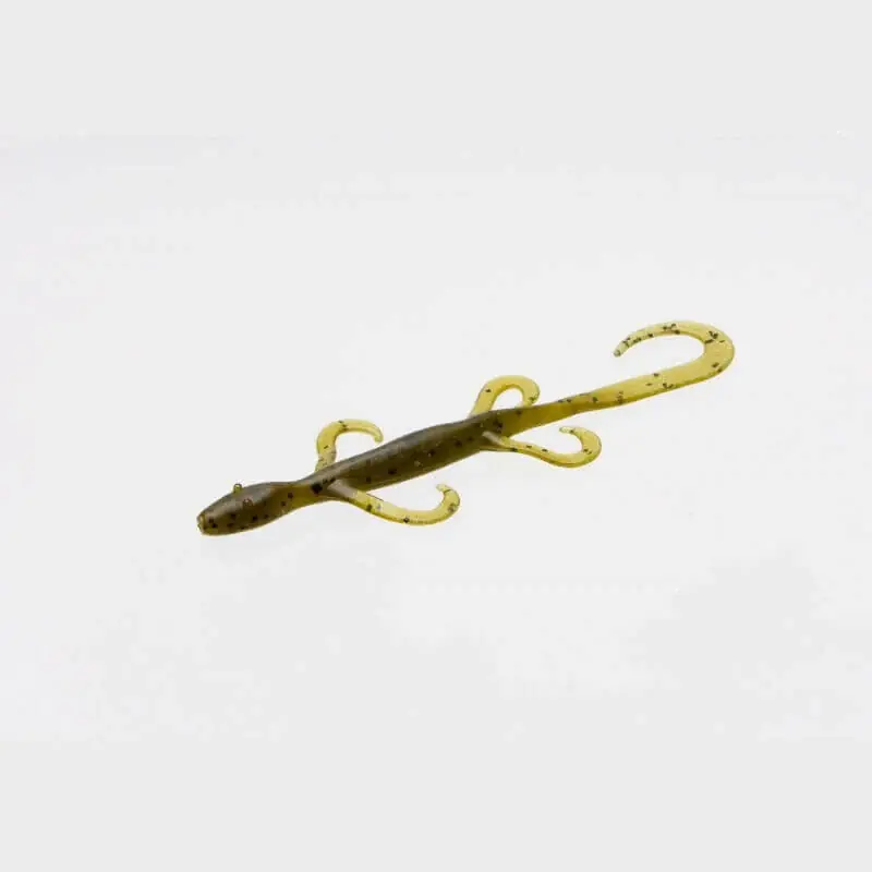 Offre Exclusive Leurre souple Zoom Mini lézard 100 mm Citrouille verte