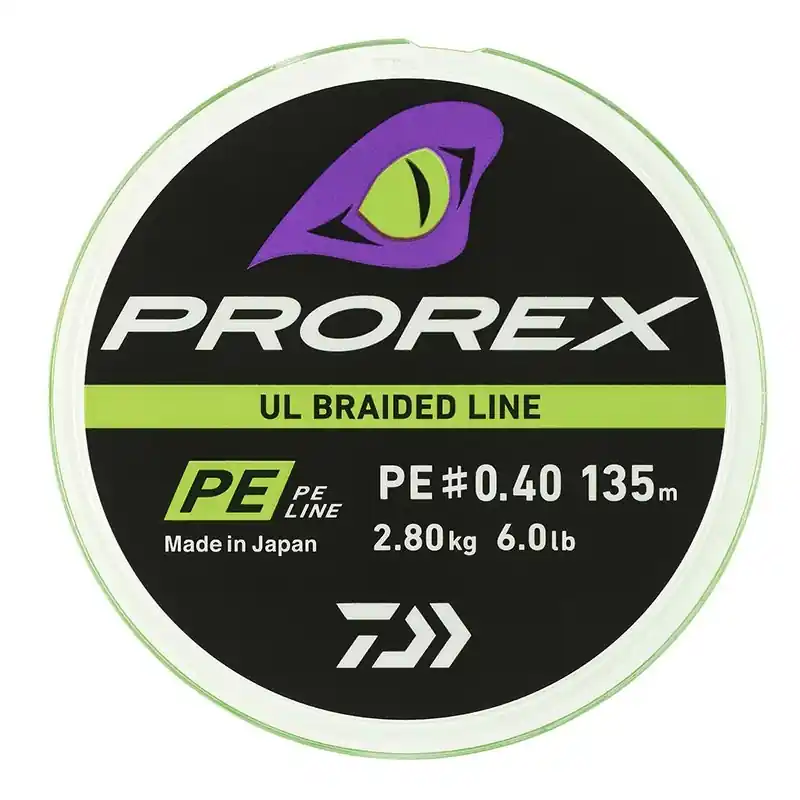 Meilleur Choix Tresse Prorex de Daiwa UL Pe Line Chartreuse 135m