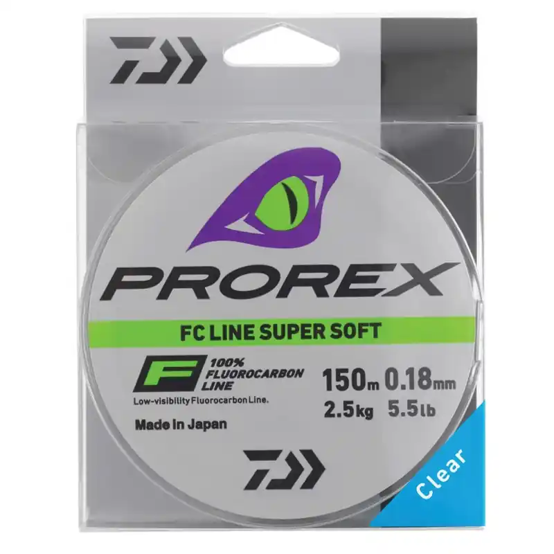 Nylon Fluorocarbon Prorex de Daiwa FC Liner Super Soft 150M Acheter En Ligne