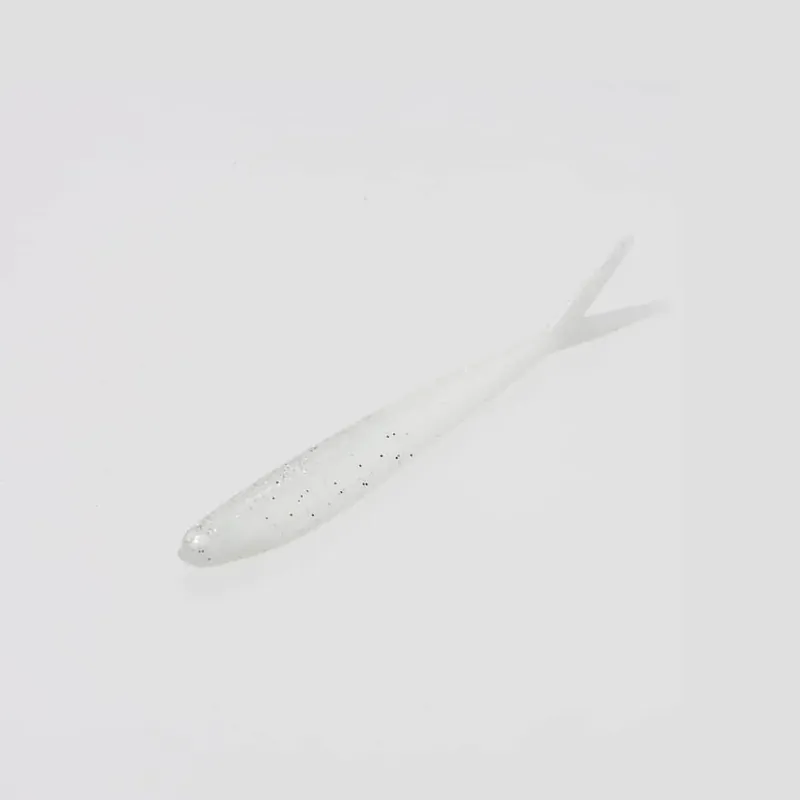 Leurre souple Zoom Flukes 100 mm White Ice Prix Bas