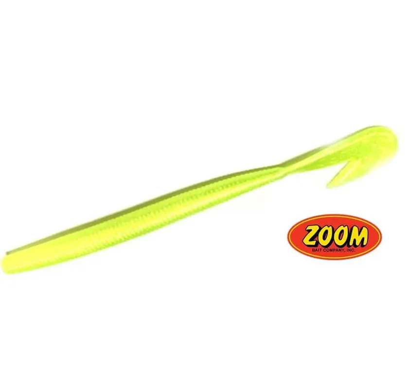 Populaire Leurre souple Zoom Ultra Vibe Speed Worm 146 mm Chartreuse Pearl