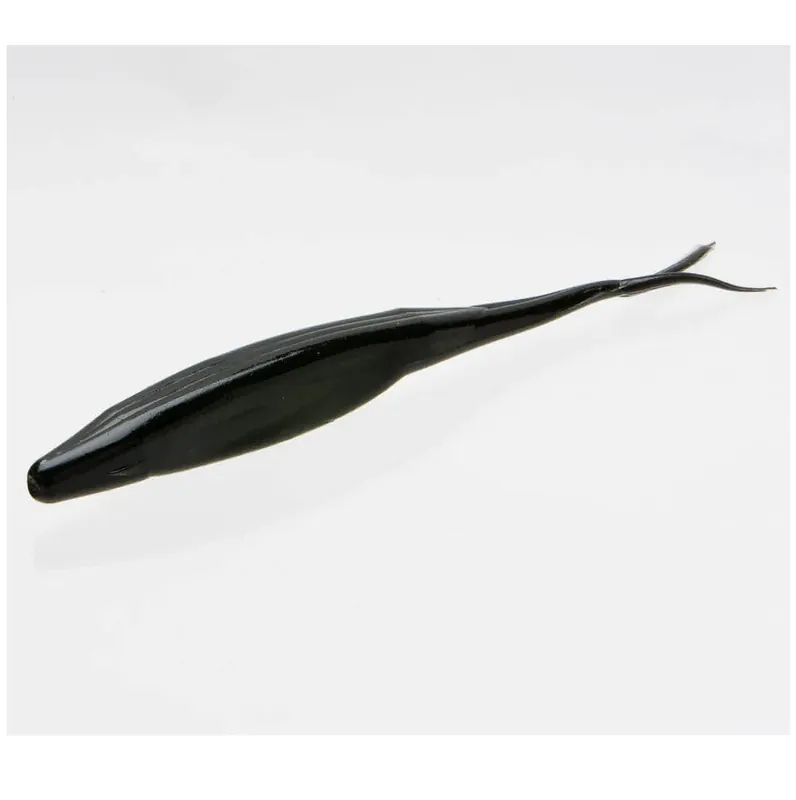 Livraison Express Leurre souple Zoom Super Flukes 130 mm Noir
