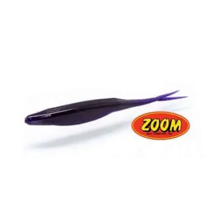 Leurre souple Zoom Super Flukes 130 mm SP Black Grape Acheter Direct