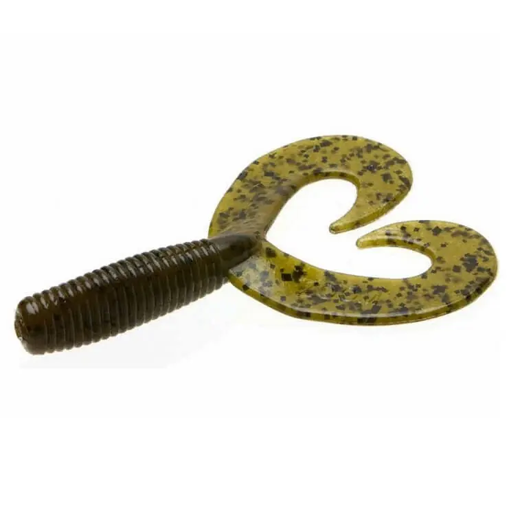 Commander Maintenant Leurre souple Zoom Gros Albert Twin 90 mm Citrouille verte