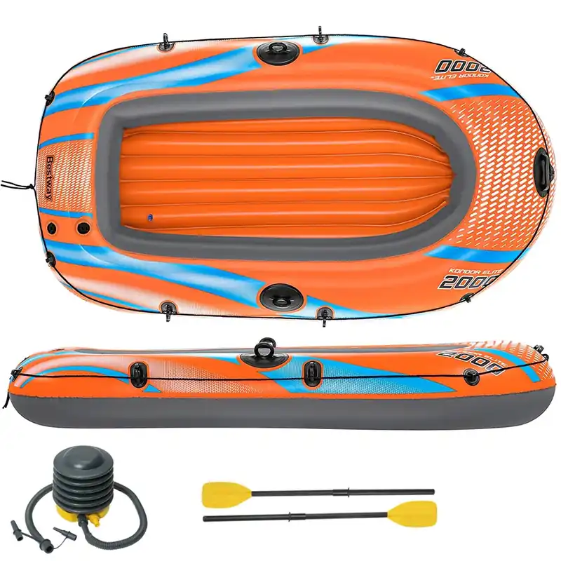 Pack bateau gonflable 2 places Bestway Kondor Elite 2000 Offre Exclusive