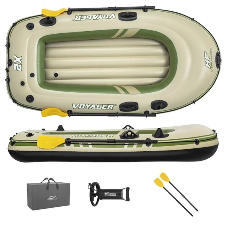 Pack bateau gonflable 2 places Hydro-Force Voyager X2 Usine Directe