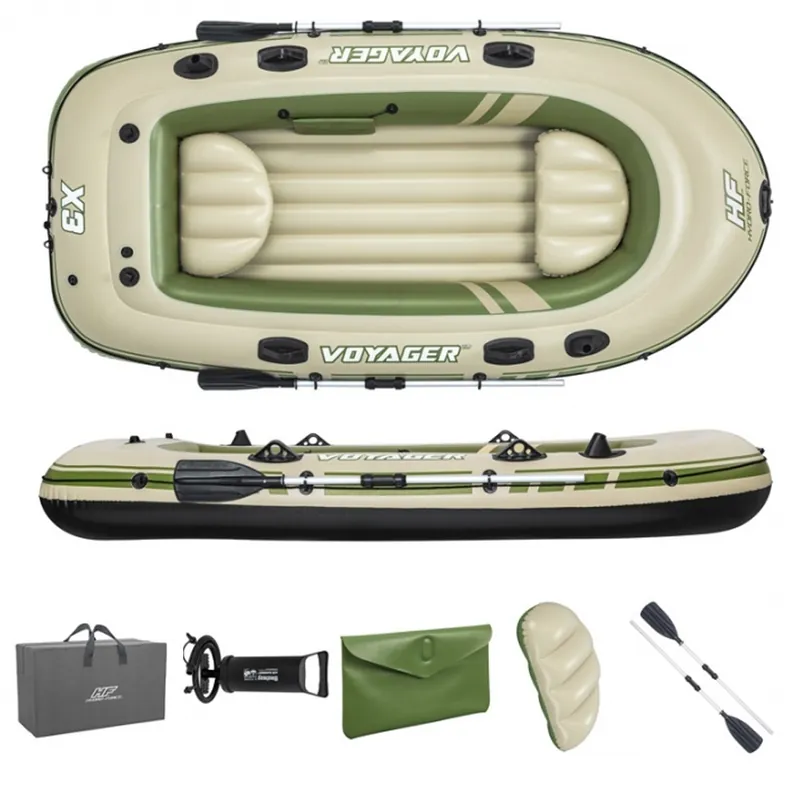 Pack bateau gonflable 3 places Hydro-Force Voyager X3 Achat Immédiat