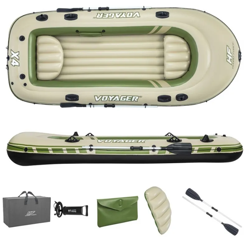Prix Promo Pack bateau gonflable 4 places Hydro-Force Voyager X4