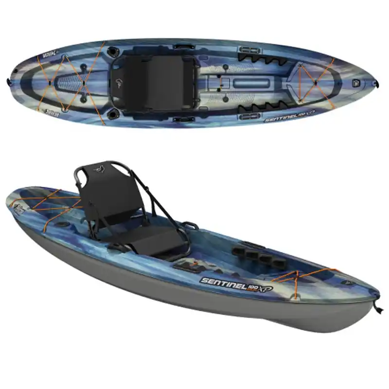 Commander Vite Kayak de pêche Pelican Sentinel 100XP Angler Night Grey