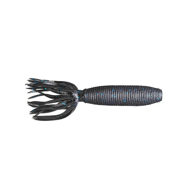 Retour Gratuit Leurre souple Yamamoto Fat Ika 4‘‘ 100 mm Black Large Blue Flake