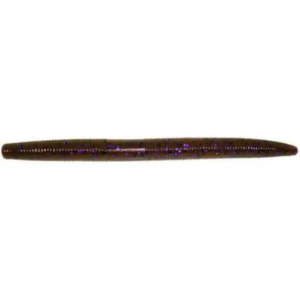 Leurre souple Yamamoto Yamasenko 5‘‘ 125 mm Cannelle Noir Pourpre Dernière Chance