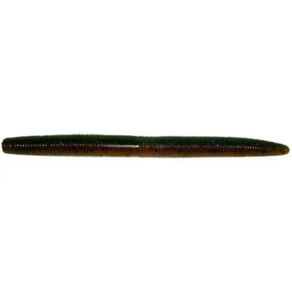 Leurre souple Yamamoto Yamasenko 4‘‘ - 100 mm Vert foncé Citrouille Pourpre Prix Bas
