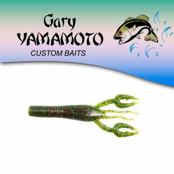 Leurre souple Yamamoto Fat Baby Craw 3.75‘‘ - 95 mm Watermelon Noir Rouge Satisfait Ou Remboursé