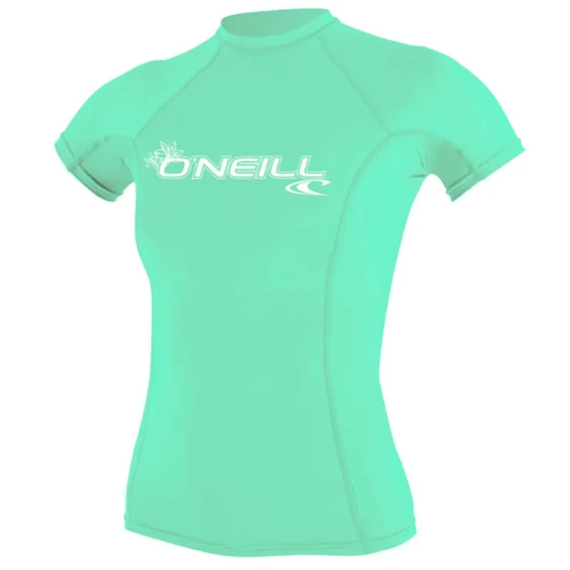Commander Maintenant Lycra femme manches courtes O‘Neill Basic Skins Light Aqua-XS
