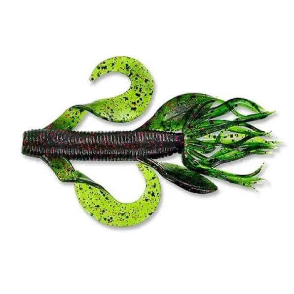 Leurre souple Yamamoto Kreature 4‘‘ - 100 mm Watermelon Rouge Vert Dernière Chance