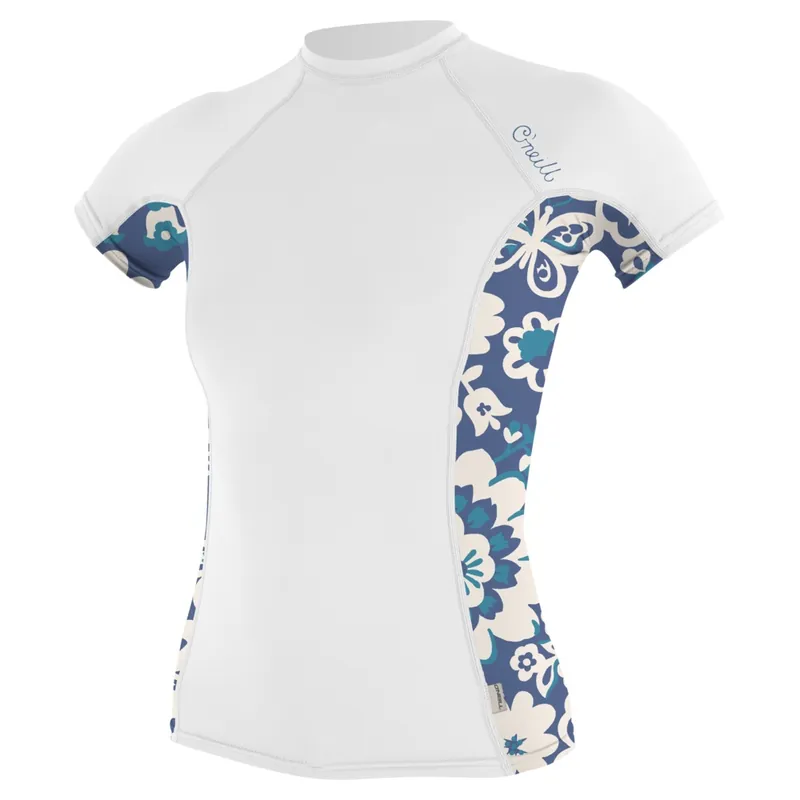 Lycra femme manches courtes O‘Neill Basic Skins Christina fleur Acheter En Ligne