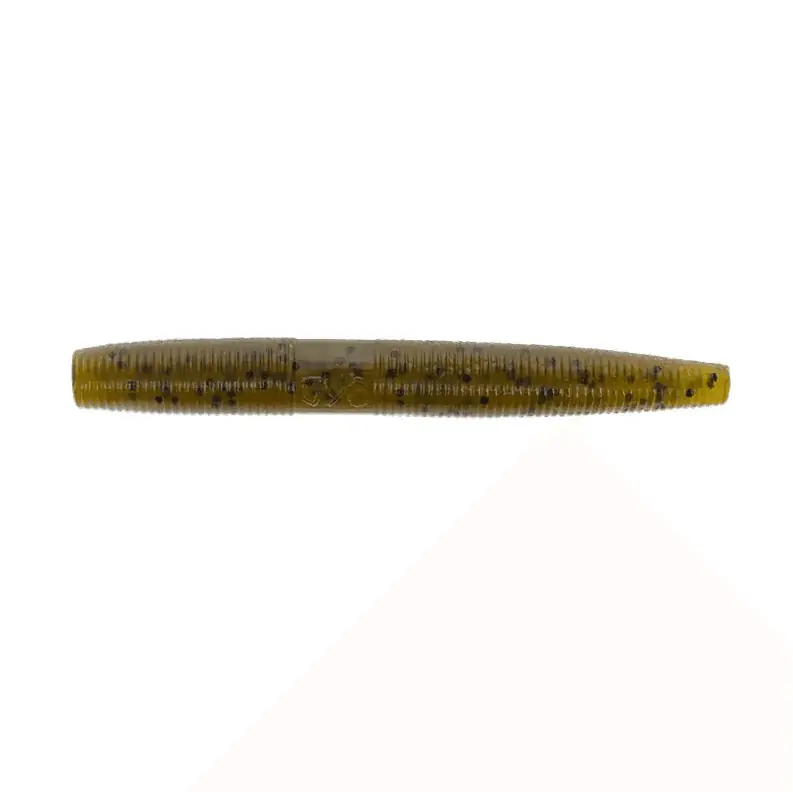 Leurre souple Yamamoto Ned Senko 3‘‘ - 76 mm Vert Citrouille Noir Flocon Affaire À Saisir