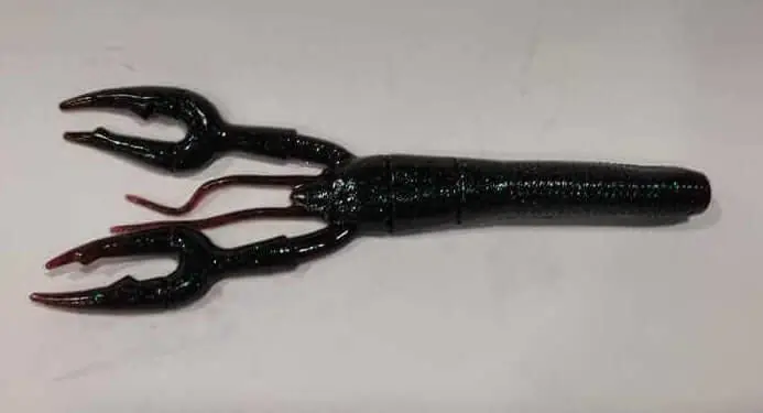 Pas Cher Leurre souple Yamamoto Crawdad 5‘‘ - 127 mm W/SM Emerald Flake